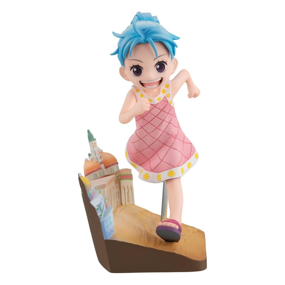 Megahouse, Nefertari VIVI Run!Run!Run! One Piece Action Figure, G.E.M. Series, Multicolor MH839832, Collectible Figure, Optima for Anime Fans