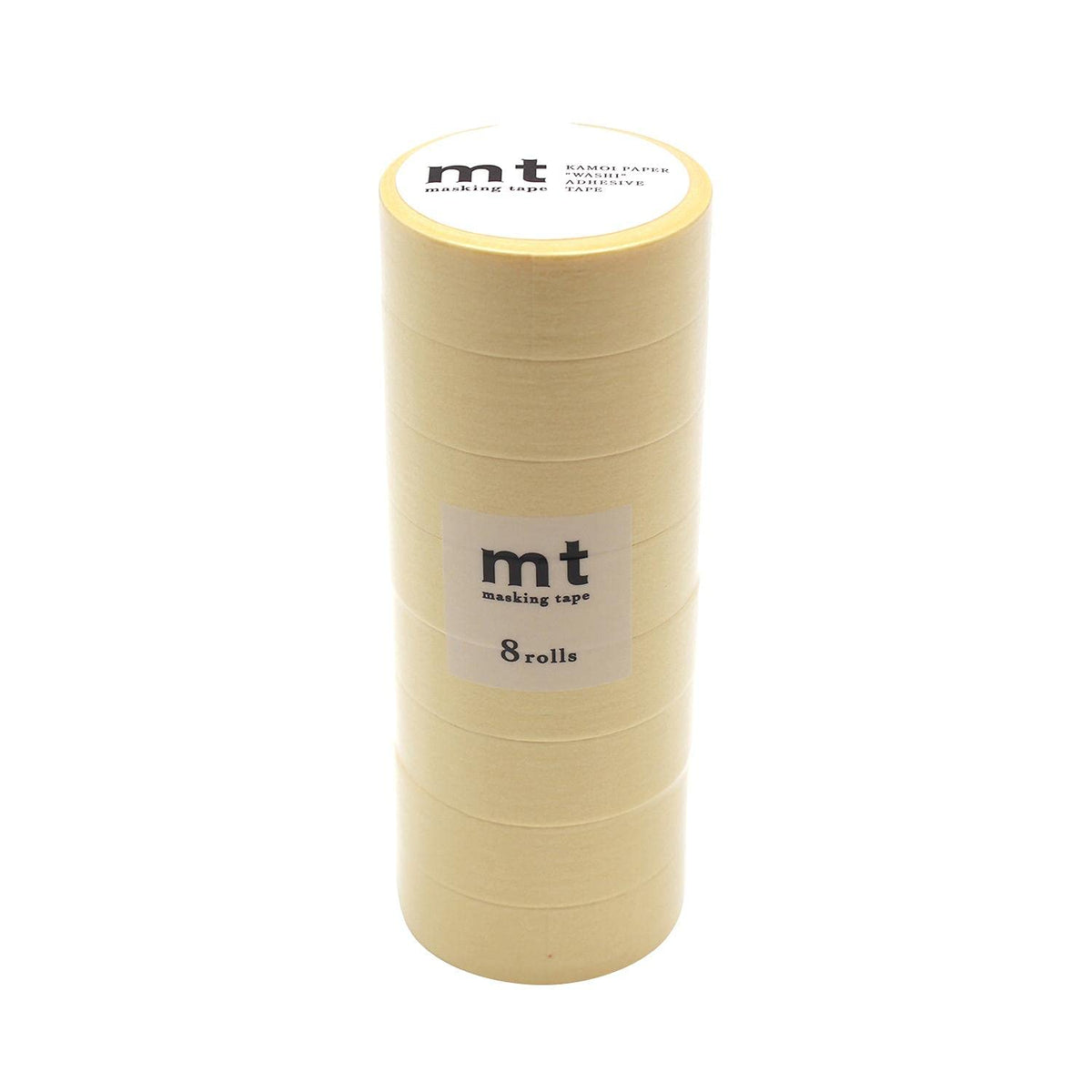 カモ井加工紙 Kamoi Kakoshi MT08P487 mt Masking Tape, 8P, Width 0.6 inches (15 mm) x 23.4 ft (7 m), 487 Pastel Sunflower