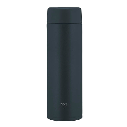 Zojirushi Su-AA48-BA Mahobin Stainless Steel Mug Water Bottle, 16.9 fl oz (480 ml), Screw Type, Dishwasher Safe, Seamless Stopper, Only 2 Cleaning Points, Black