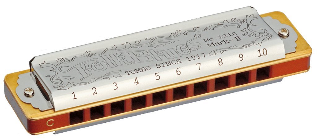 Tombo Mundharmonika Folk Blues MKII, Major Diatonic, 10 Kanzellen, A-Dur