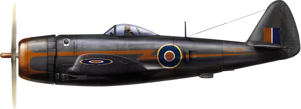 WW.II イギリス空軍戦闘機 サンダーボルト Mk.II バブルトップ（2機セット)