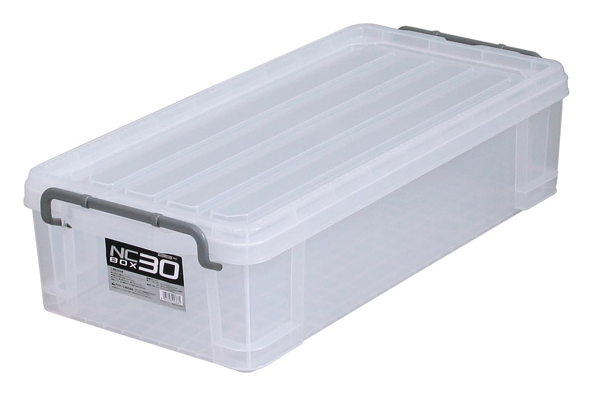 JEJ Astage Storage Box, Made in Japan, NC Box #30, Stackable, (W x D x H): 13.4 x 28.1 x 7.1 inches (34 x 71.5 x 18 cm)