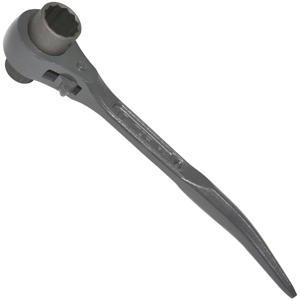 トップ工業(TOP工業) Top Industries RM-12x14S Short Ratchet Wrench, 0.5 x 0.6 inches (12 x 14 mm), Curved Shino, Black, Tobi Tool, Tsubamesanjo, Made in Japan