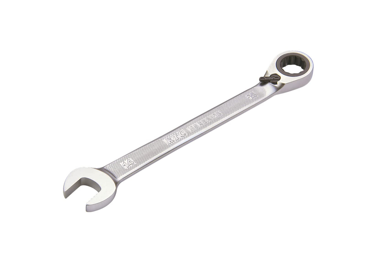 Kyoto Tools (KTC) Ratchet Combination Wrench (Tightening and Loosening Switching) 0.6 inches (14 mm) MSR2A14