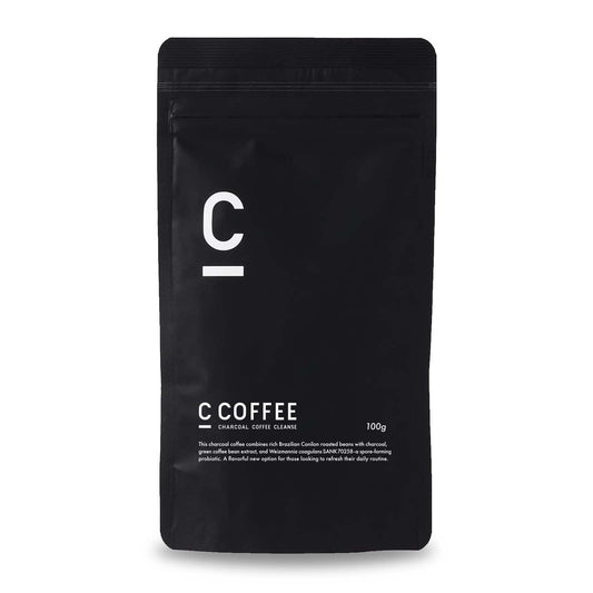 C COFFEE Charcoal Instant Coffee, Trial Size – Keto Friendly, MCT Oil, Vitamin D, Black Coffee, Sugar-Free, Low Calorie, Made in Japan (1.76 Ounce)