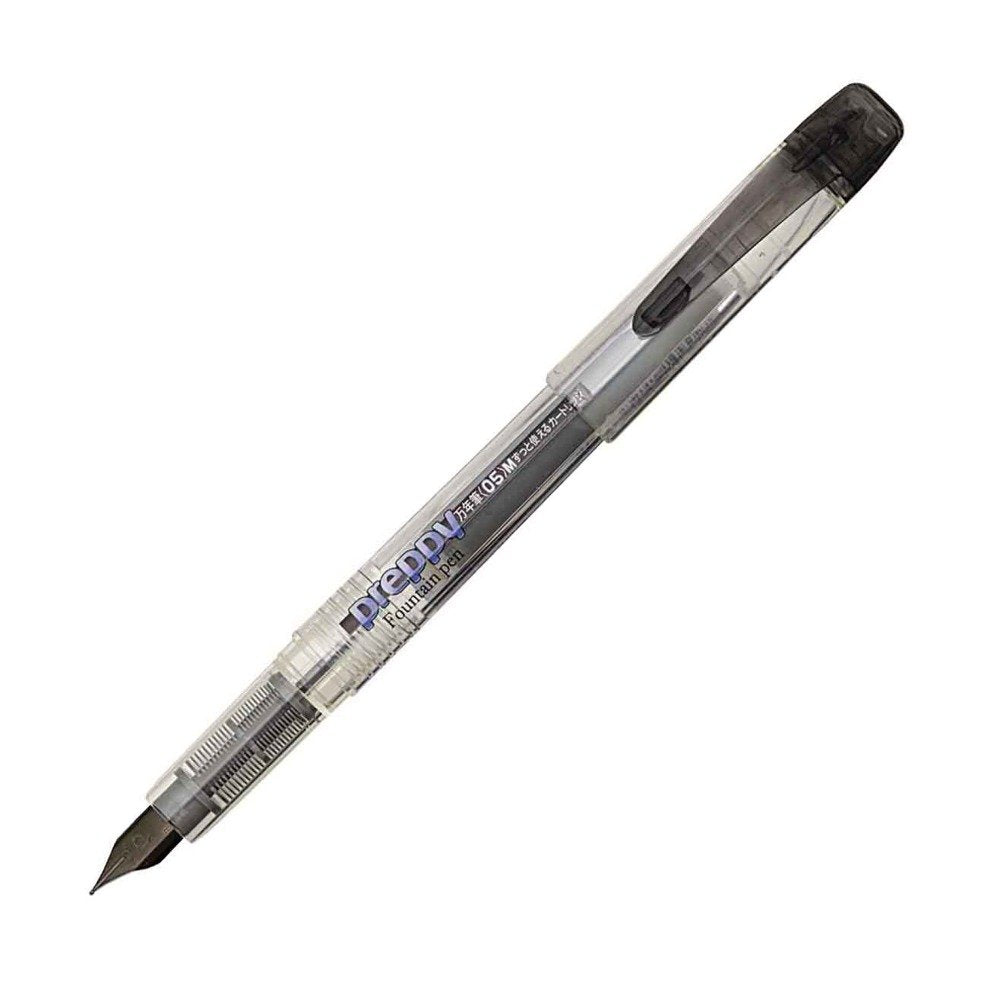 Platinum Preppy Fountain Pen, 0.5mm Medium Nib, Black (PPQ-200 M Black)