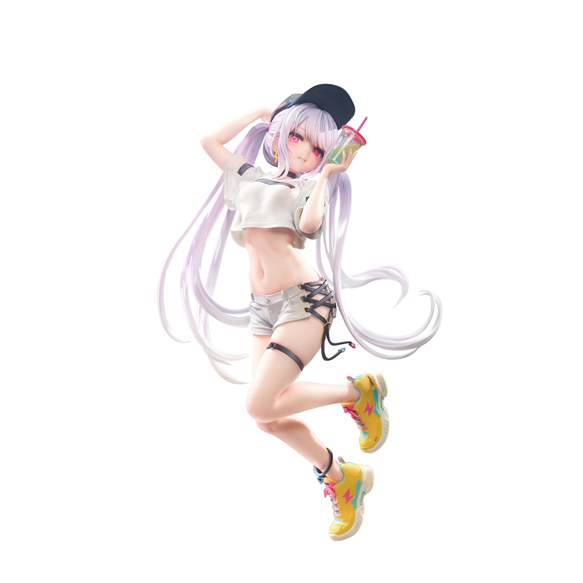 Hobby Sakura Spark Illustration by Mignon Total Height Approx. 11.0 inches (280 mm) (including pedestal) PVC and ABS 1/7 Scale Painted Complete Figure