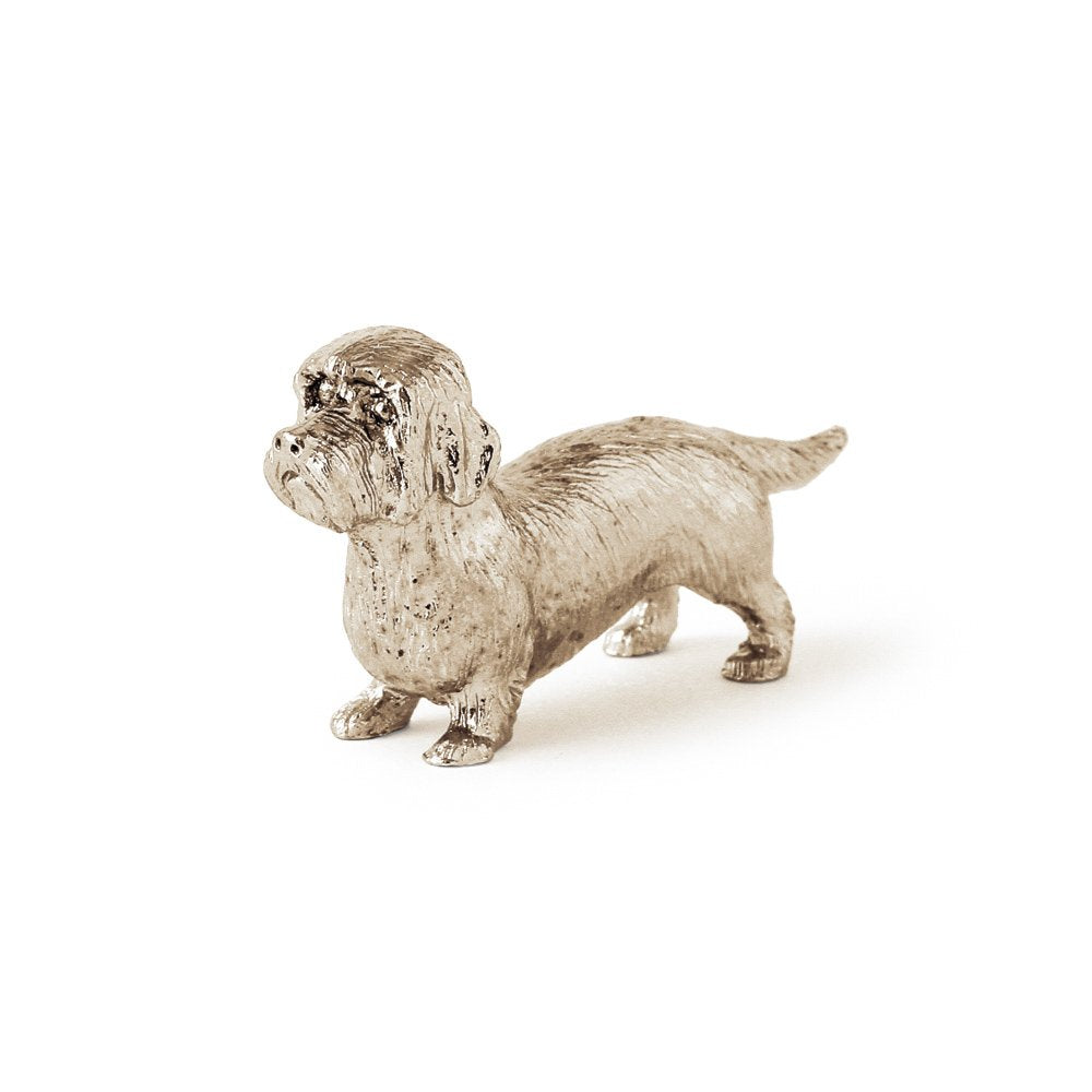 Dandy Dinmont terrier dog figure made in UK (japan import)