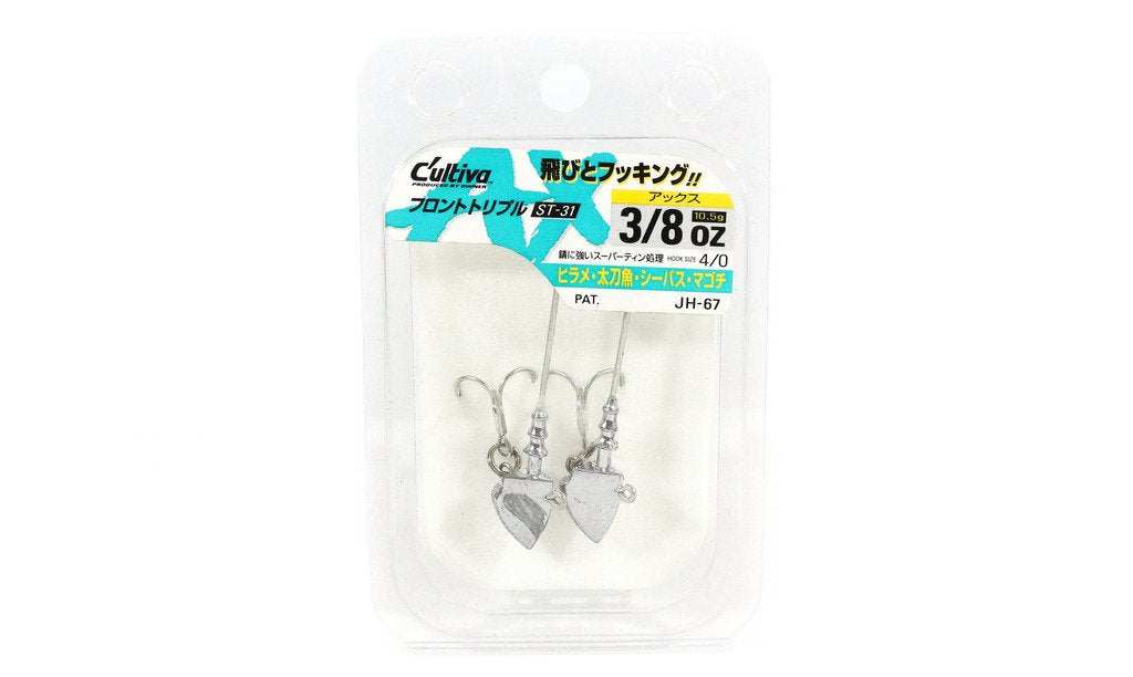 Owner JH-67 Cartiva Jig Head, Axe, 3/8 oz