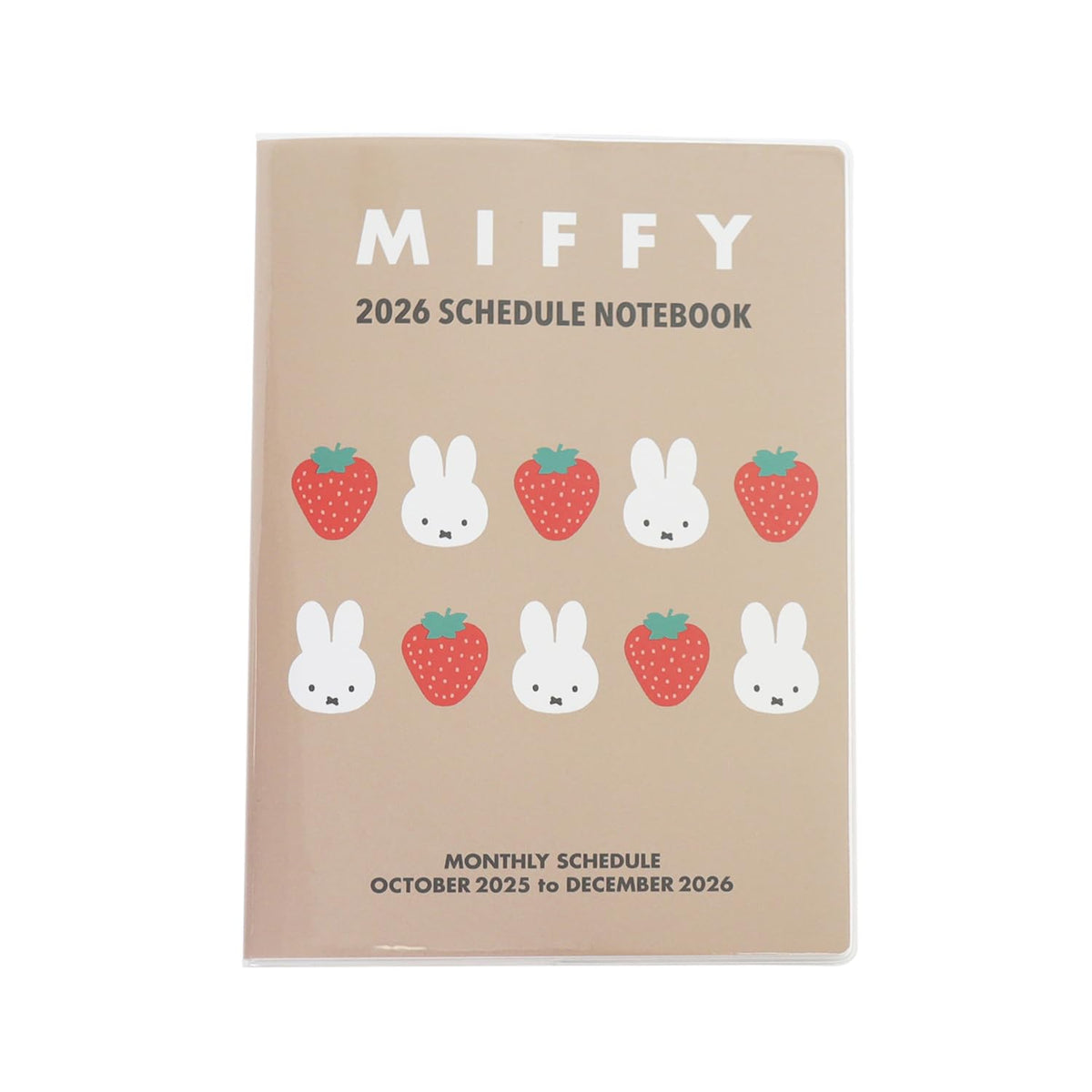Square Miffy 2026 Monthly Planner, A5, Brown 09BD-5S (Starts October 2025)