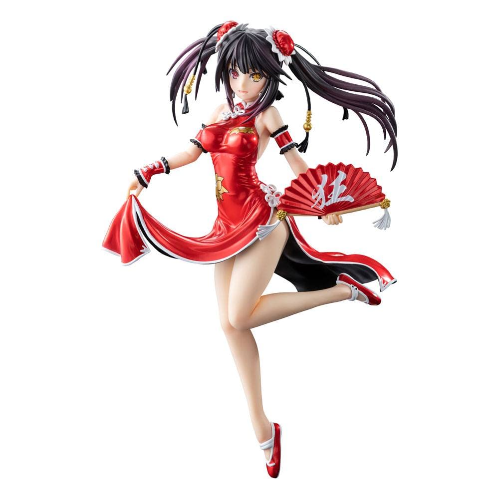 Chara Ani Date A Live III: Kurumi Tokizaki (Chinese Dress Repaint Version) 1:7 Scale PVC Figure, Multicolor