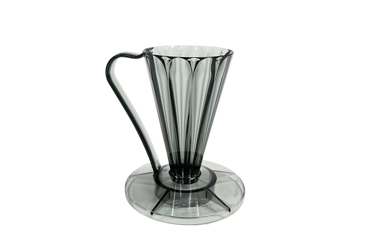 CAFEC Pour-Over Flower Dripper DEEP 27 Black | FDD-27CB