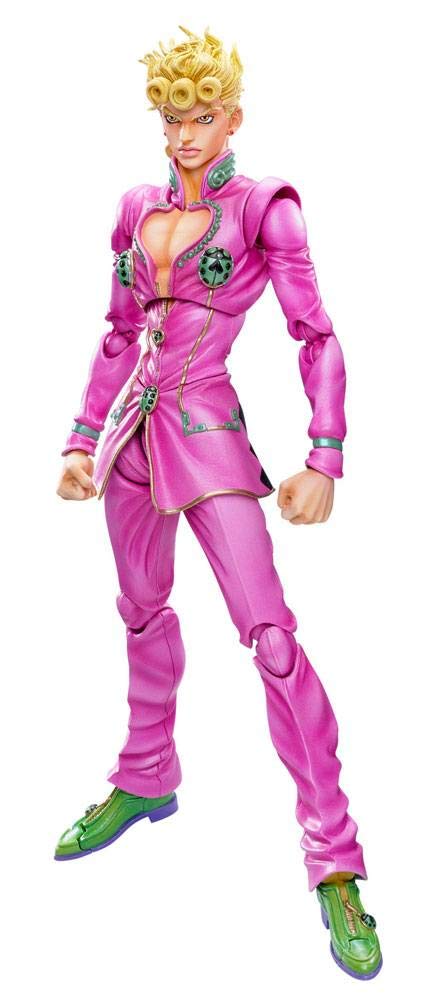MediCos JoJo's Bizarre Adventure: Giorno Giovanna Big Super Action Statue Figure, Multicolor