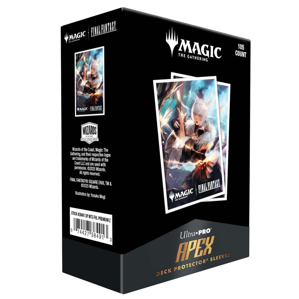 Ultra Pro 88-38491 MTG Final Fantasy Apex Y'shtola Rhul Sleeve, 105-Pack, Final Fantasy Apex Sleeve, Y'shtola Rhul 105cut