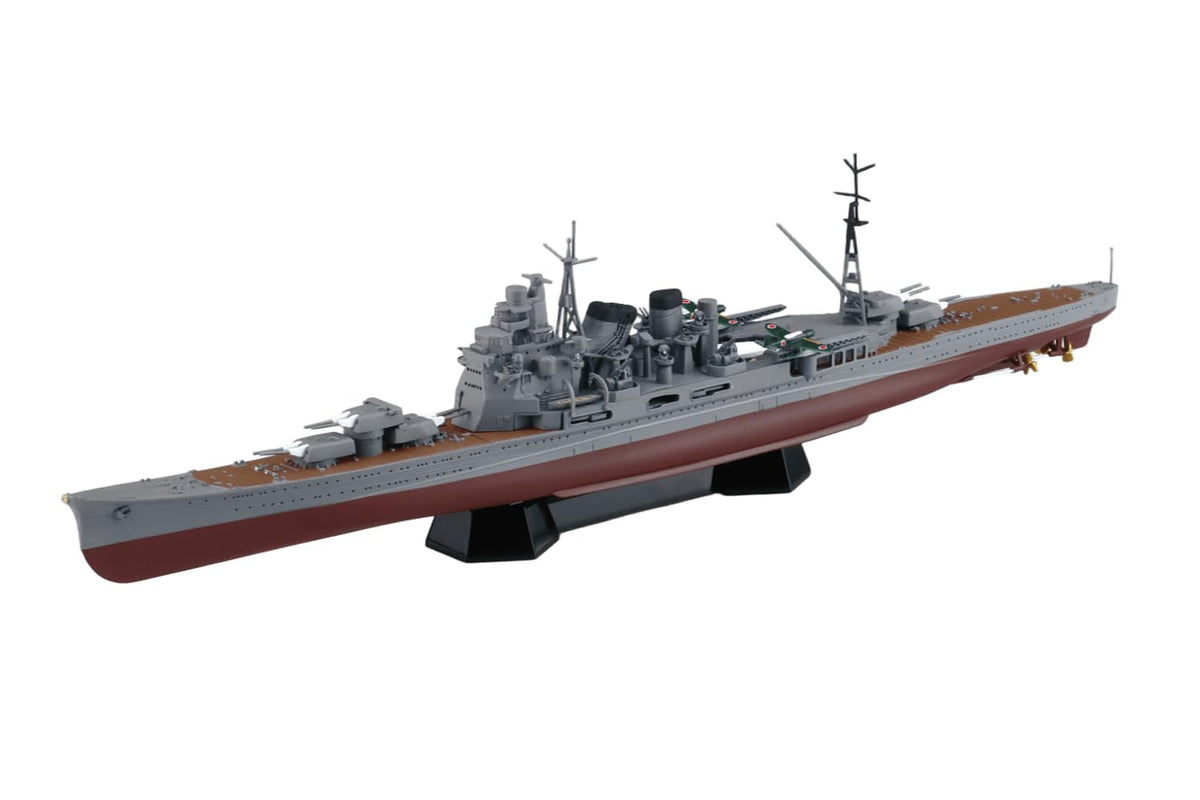 Aoshima Bunka Kyozai (Aoshima) 1942 1/700 Ship (Full Hull Model), Japanese Navy Heavy Cruiser Aishi 1942 Plastic Model