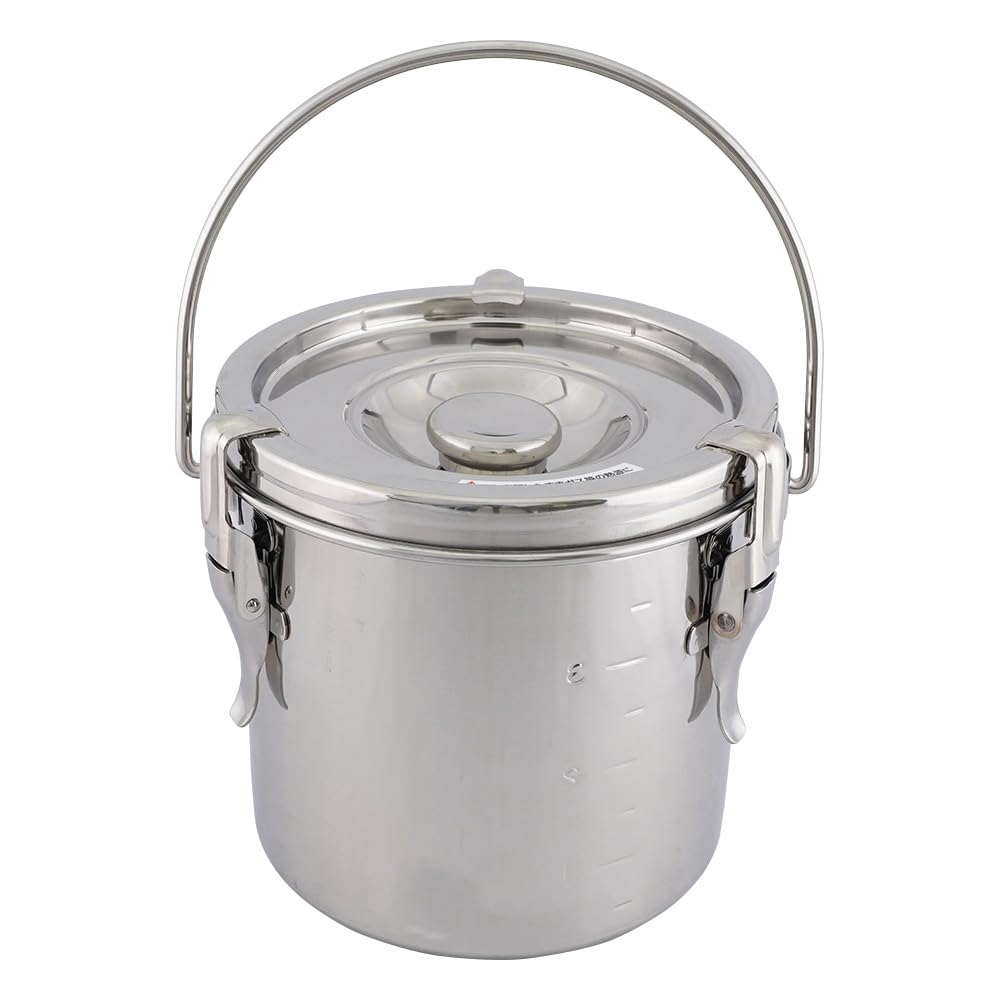 18-8 Thick Bottom Lunch Can, 7.1 inches (18 cm), 1.1 gal (4.4 L) 8514800