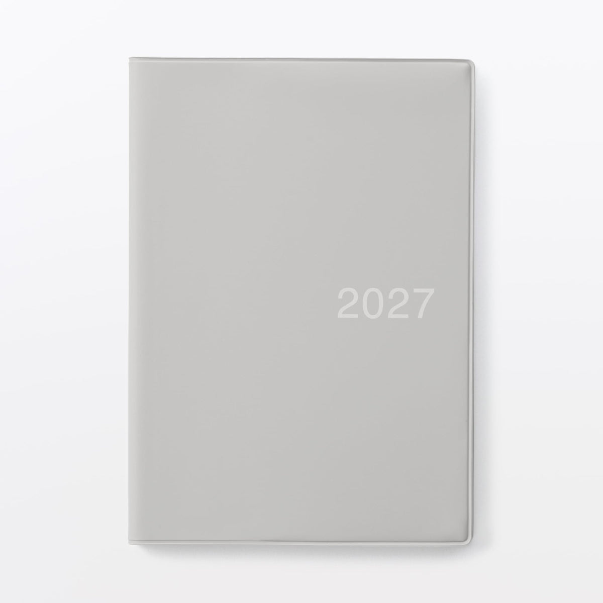 MUJI 23101714 Monthly Weekly Schedule Book, Starts on December 2026, B6, Gray, Rokshi, Holidays, No Age