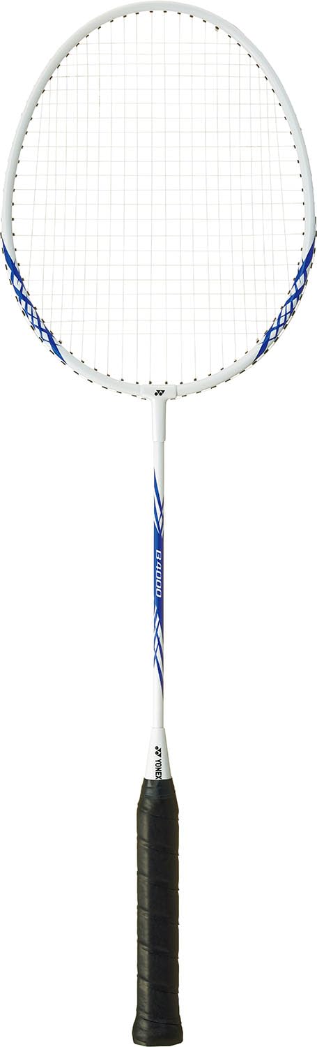 Yonex Badminton Racket B4000 (Strung Up) Beginners and Leisure White (011) G4 B4000G