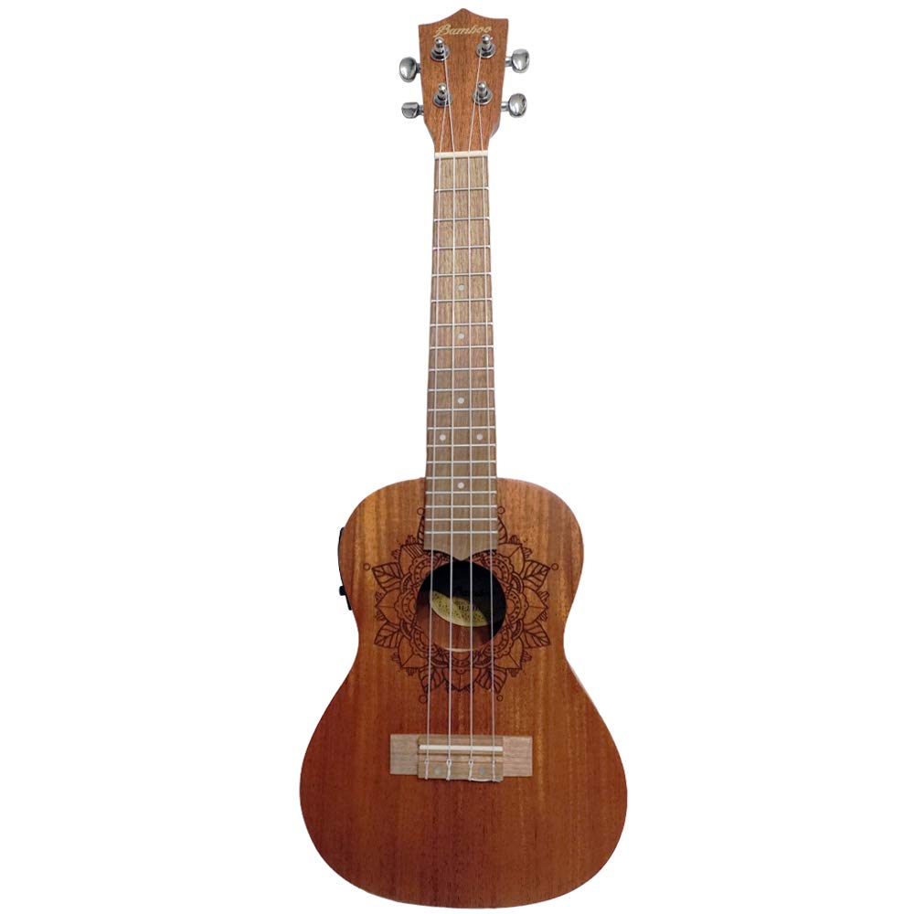 バンブーギターズ(Bamboo Guitars) Concert Ukulele, Braun, 23" コンサートサイズ (BU-23KAIQ)