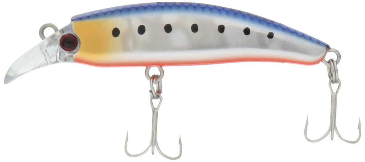 TackleHouse, Minnow, Keeper Pows, 2.0 inches (50 mm), 0.2 oz (5.9 g), Hologram Sardine Redberry #F7 QPA50 Lure