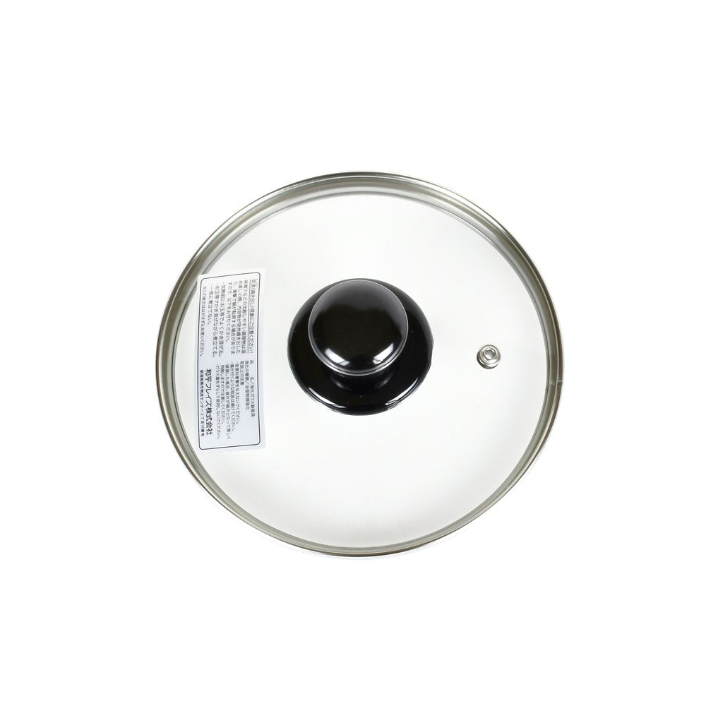 Wahei Freiz PR-8569 Glass Lid, Frying Pan, Precious 6.3 inches (16 cm), Full Physical Strengthening, Steam Mouth Included