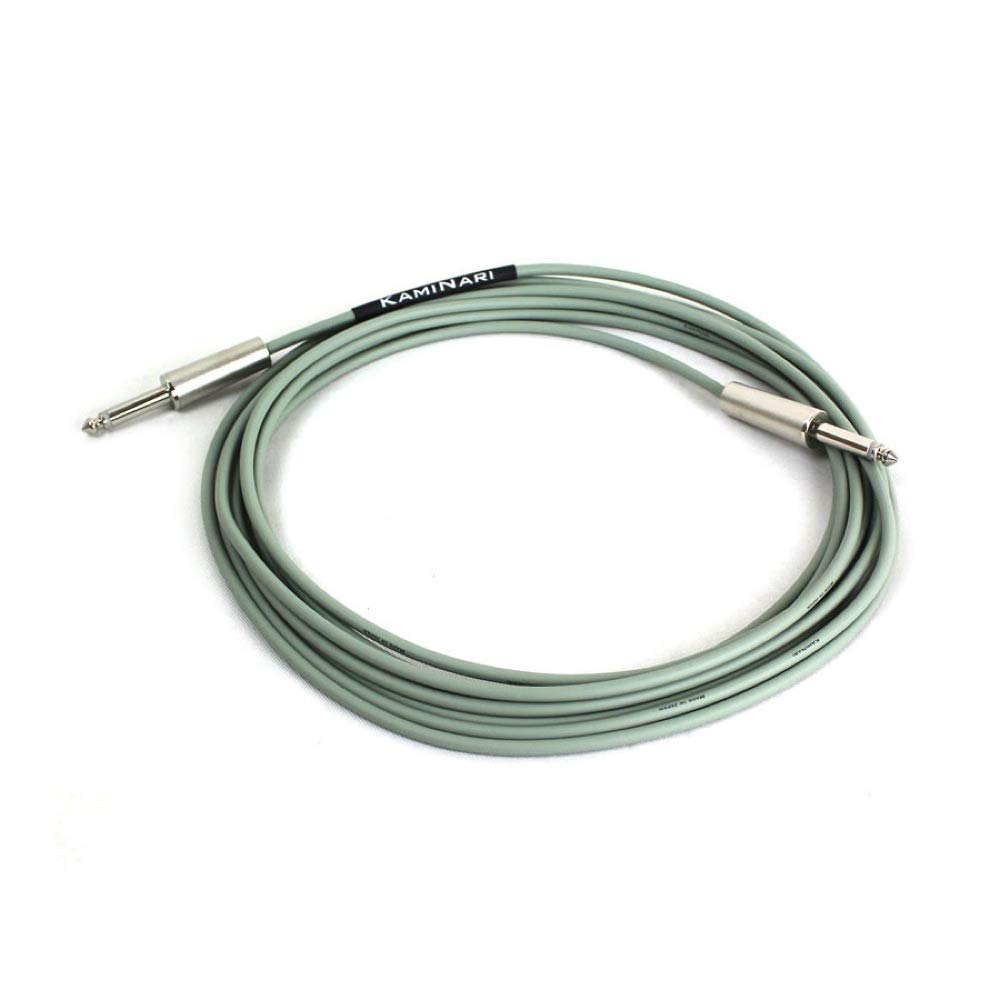 KAMINARI Guitar Cable Mersey Beat 60's K-MC5SS 5m SS Powder Olive