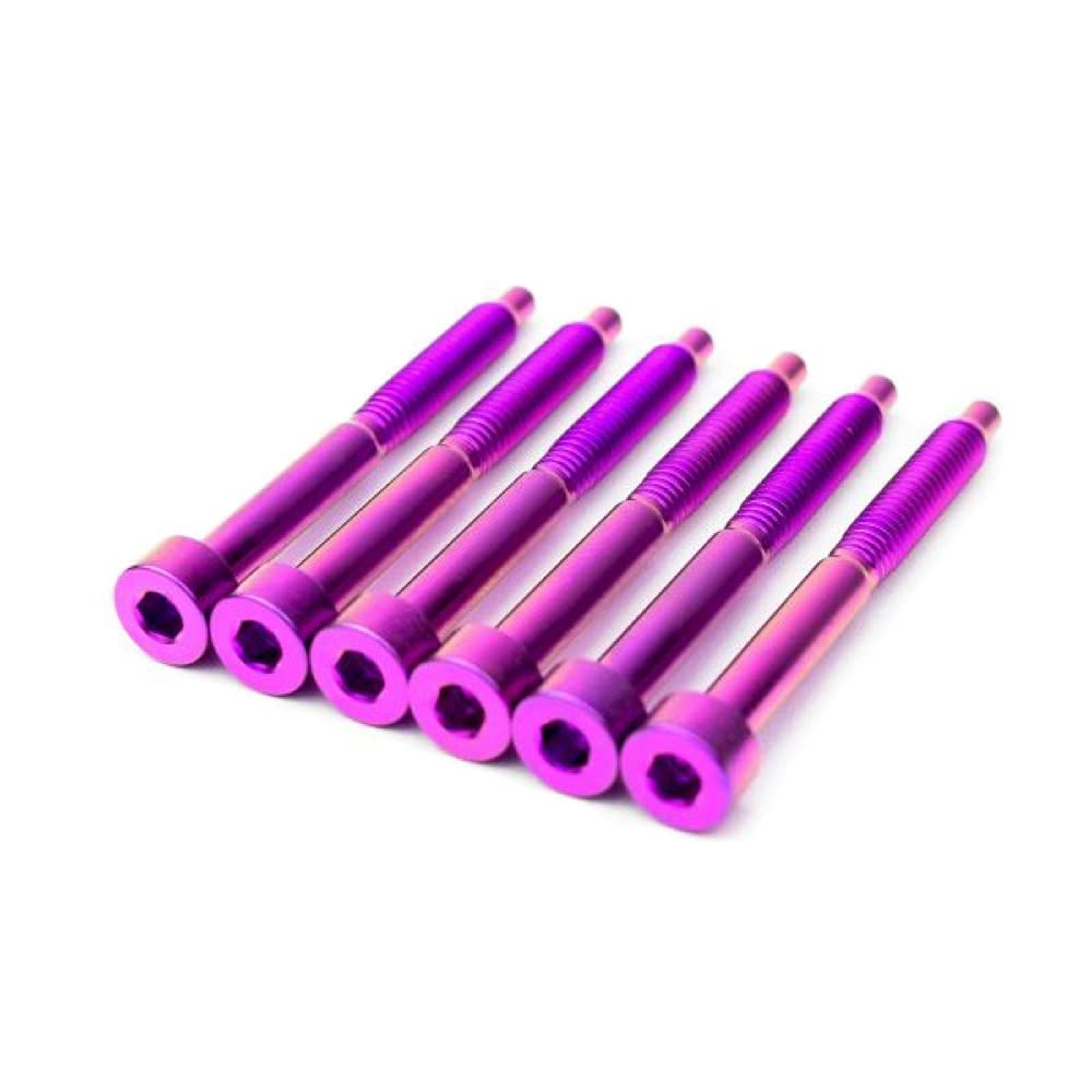 FU-TONE Titanium String Lock Screw Set (6) - Purple
