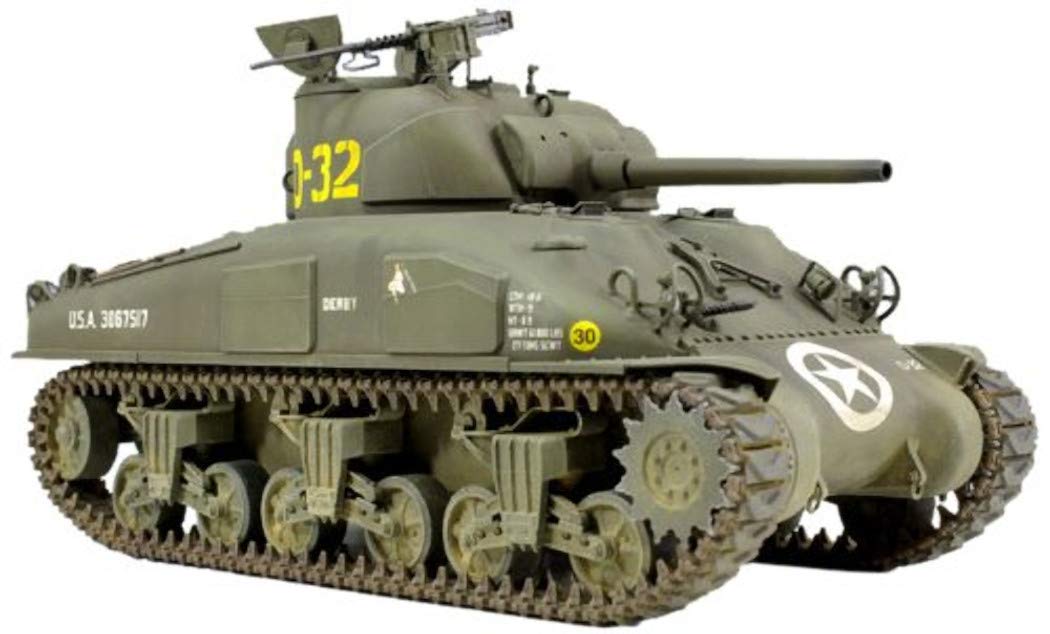 Asuka Model 35-022 1/35 US Army M4A1 Sherman Late Model with Hedge Row Cutter Plastic Model