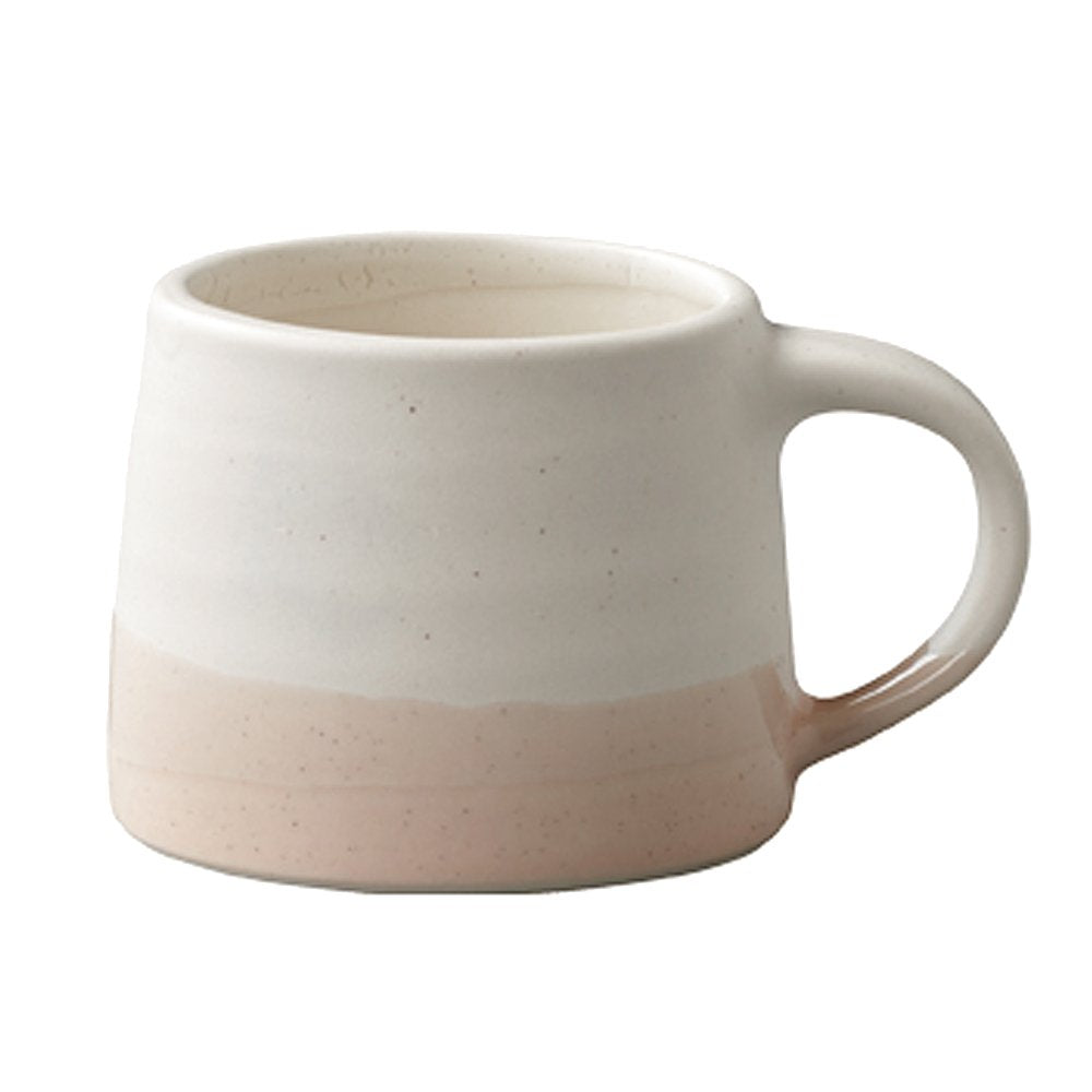 KINTO SCS-S03 20750 Mug, 4.3 fl oz (110 ml), White x Pink Beige, Microwave and Dishwasher Safe