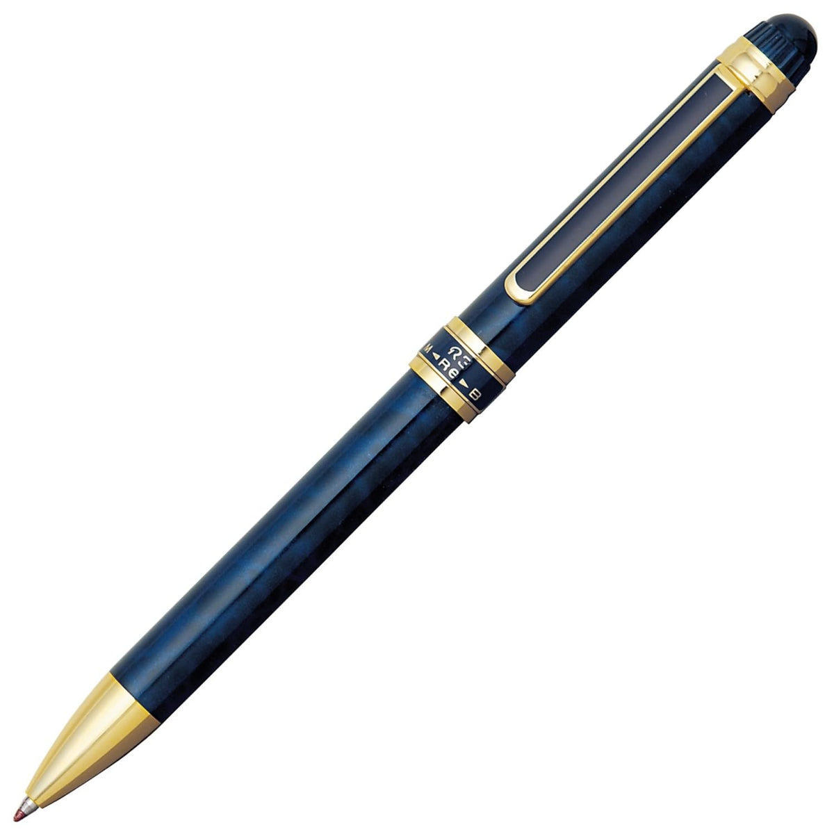 Platinum MWB-3000RN#56 Double 3 Action Multi Function Fountain Pen Blue Marble