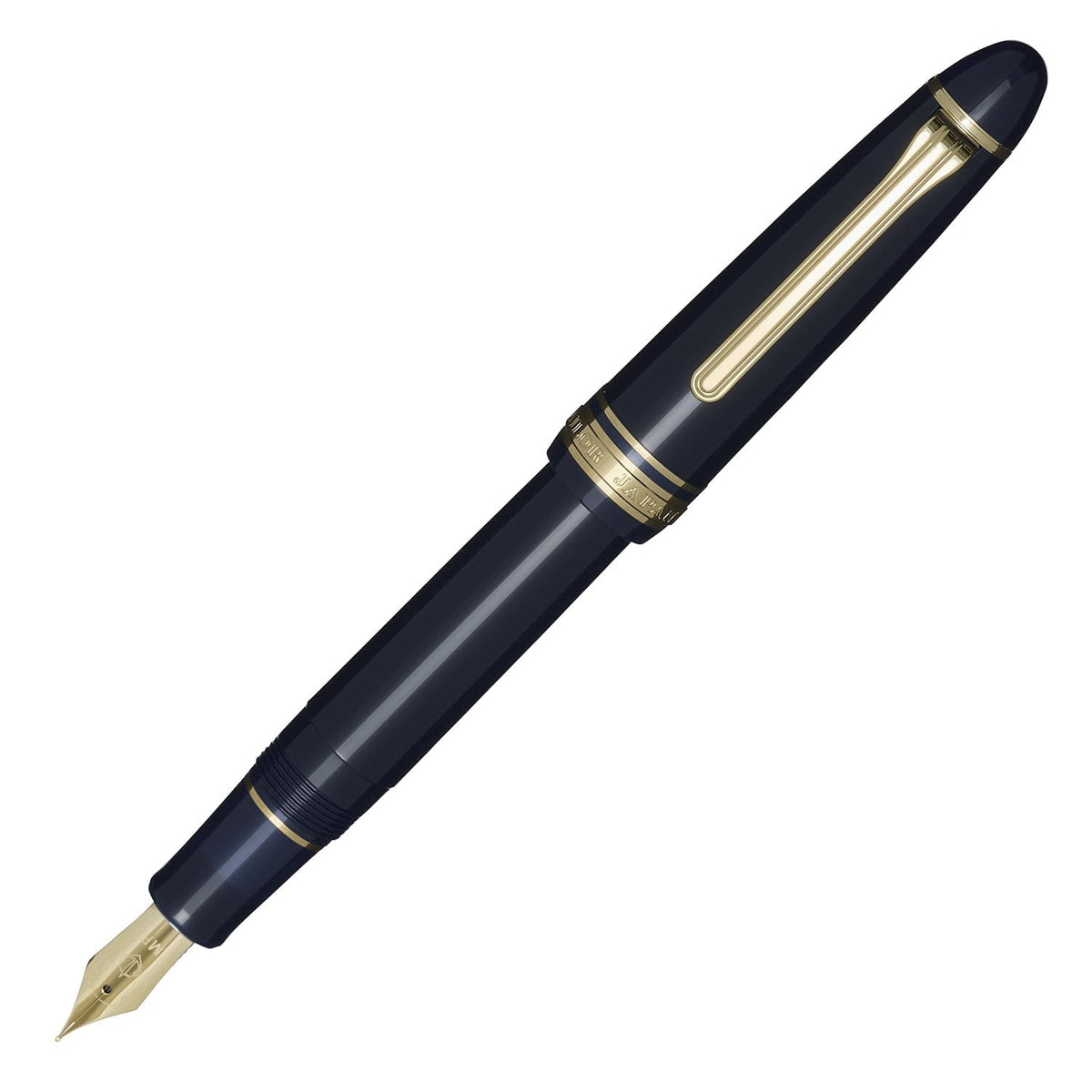 SAILOR Profit Casual L Basis Fountain Pen Gold Trim Fine Size, Blue, 11-0822-240, Japanese Pocket Fountain Pen, Premium Writing Pen, Made in Japan