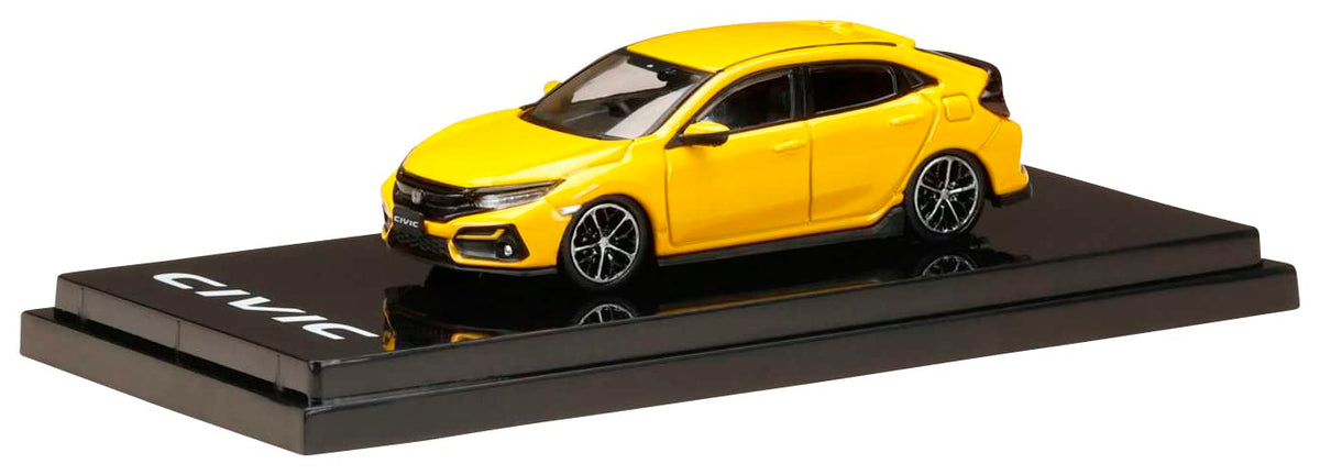 1/64 Honda Civic Hatchback 2020 Yellow (Custom Color)