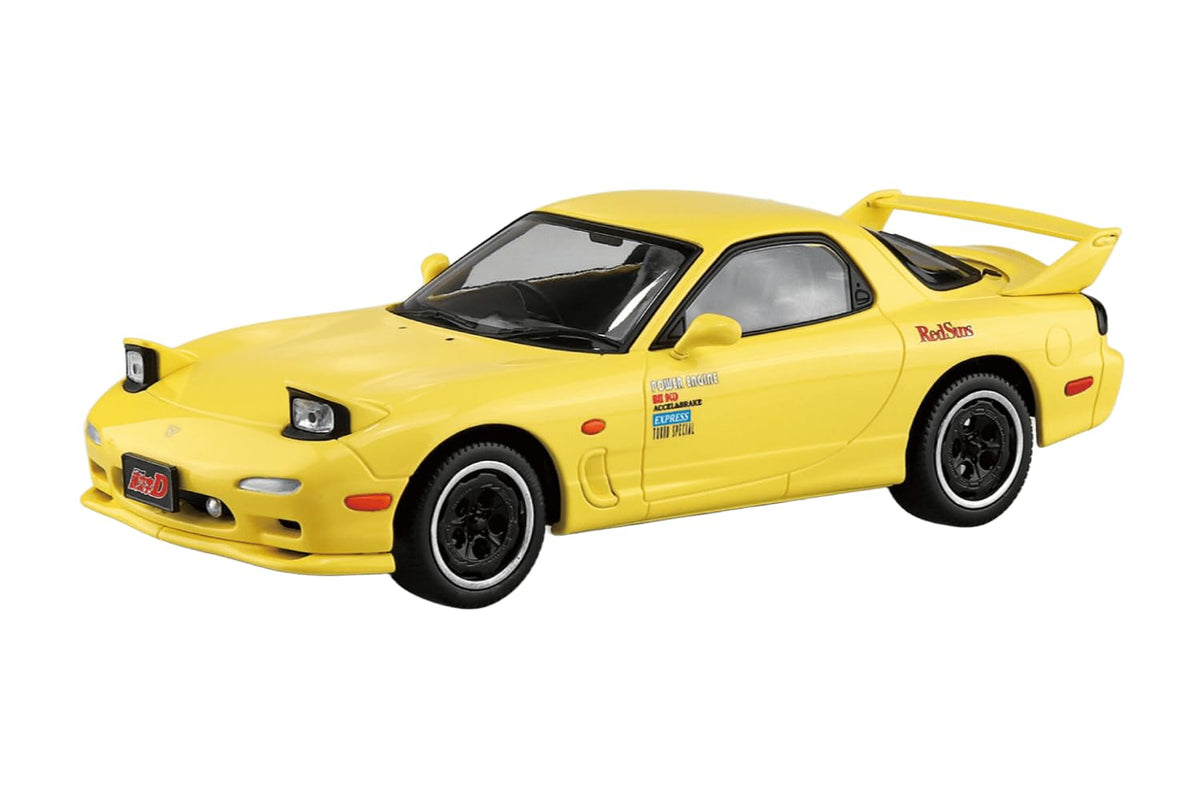 Aoshima Bunka Kyozai (AOSHIMA) Raku-Plastic Snap Kit No. CM-2 Initial D Enlightenment FD 1/32 Scale Color-Coded Plastic Model