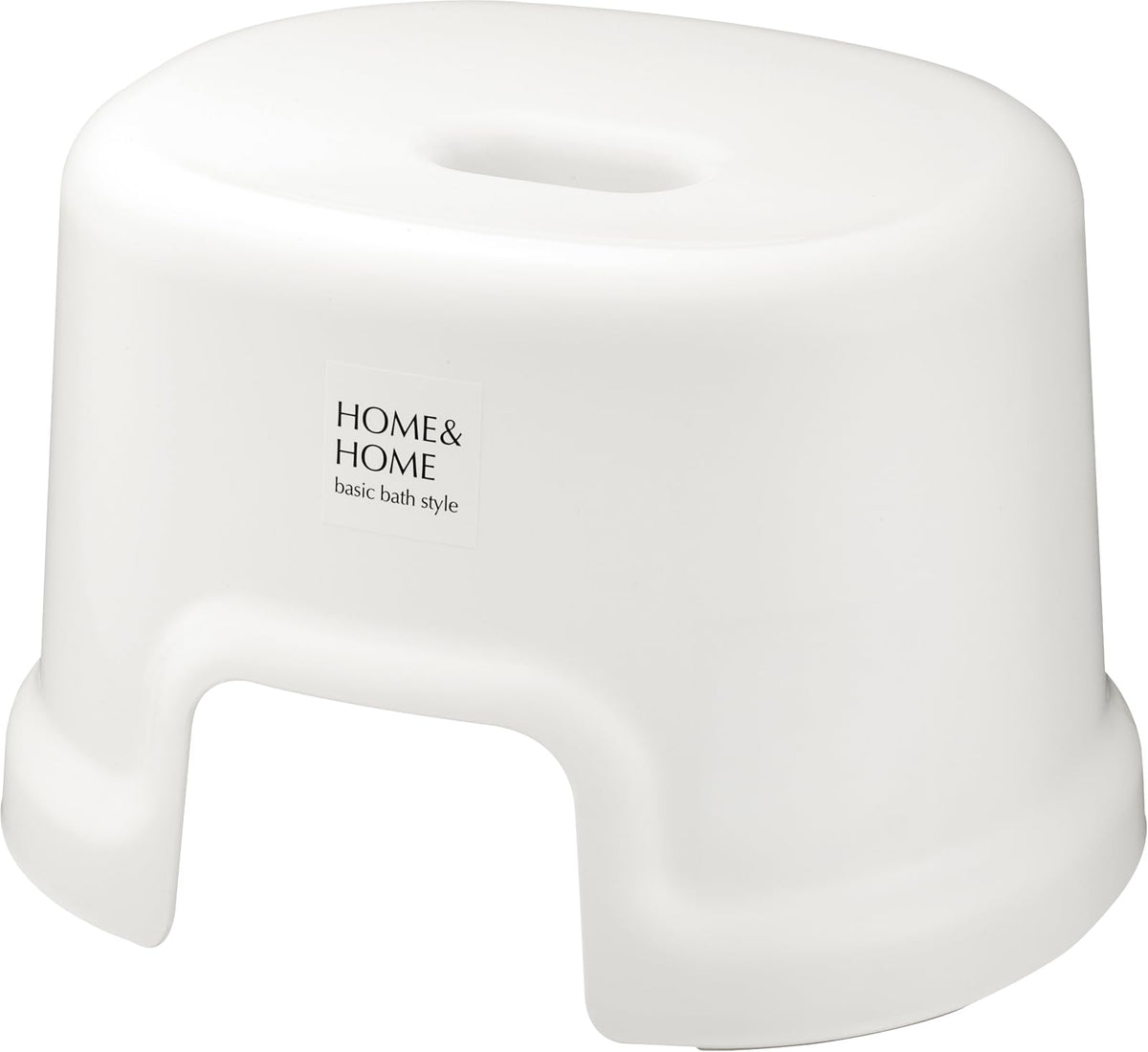 Risu Home & Home Bath Chair, Height 7.9 inches (20 cm), White