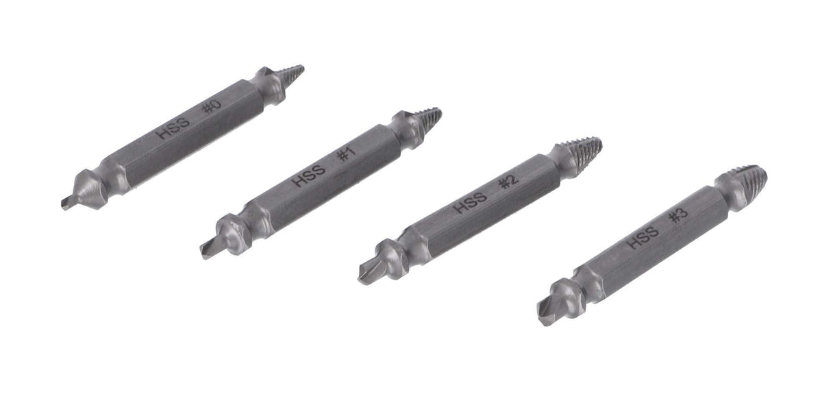 Takagi Drill Parts EARTH MAN Screw Out Rescue Bit Set of 4