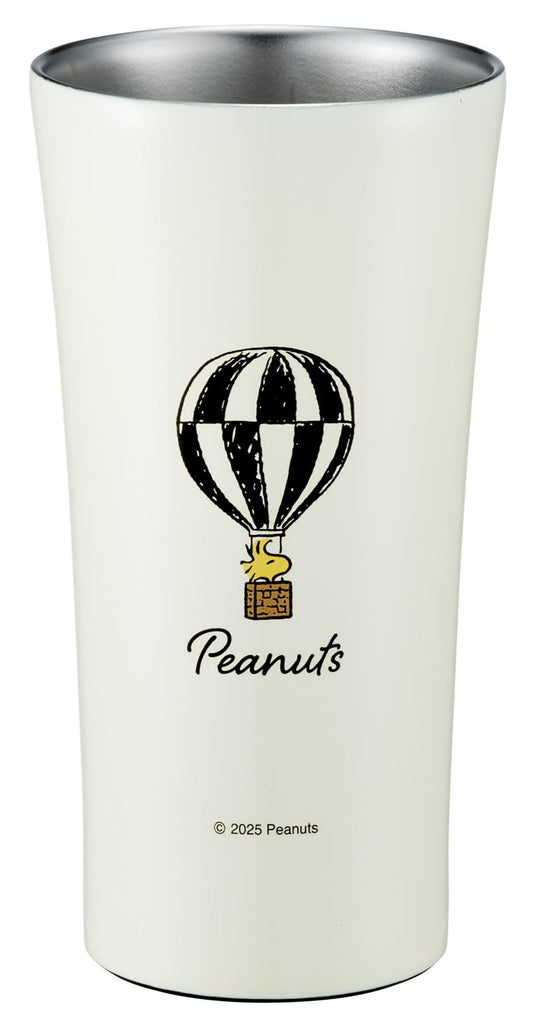 Skater STB4N-A Stainless Steel Tumbler, 13.5 fl oz (400 ml), Thermal, Cold Retention, Snoopy Badge