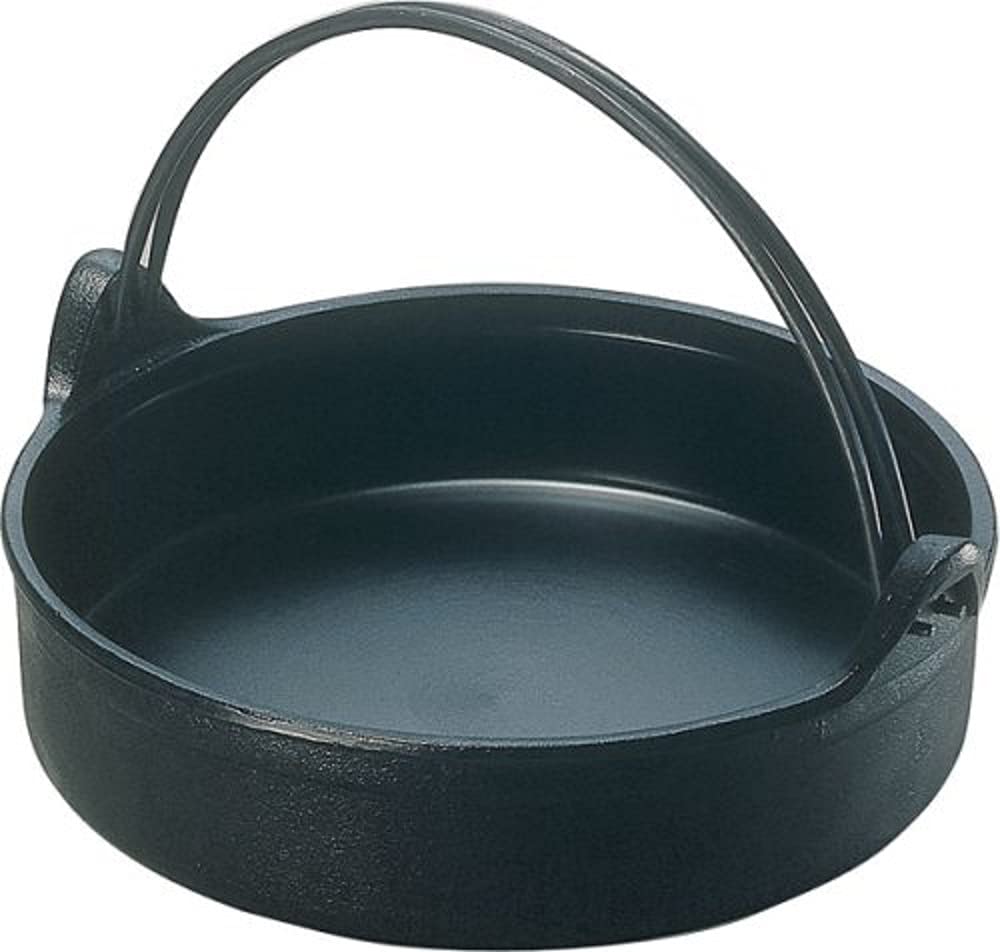 Oigen Casting, Seieido, Sukiyaki Pot with Vine, 9.4 inches (24 cm), CA-1 Cast Iron, Japan QSK72001