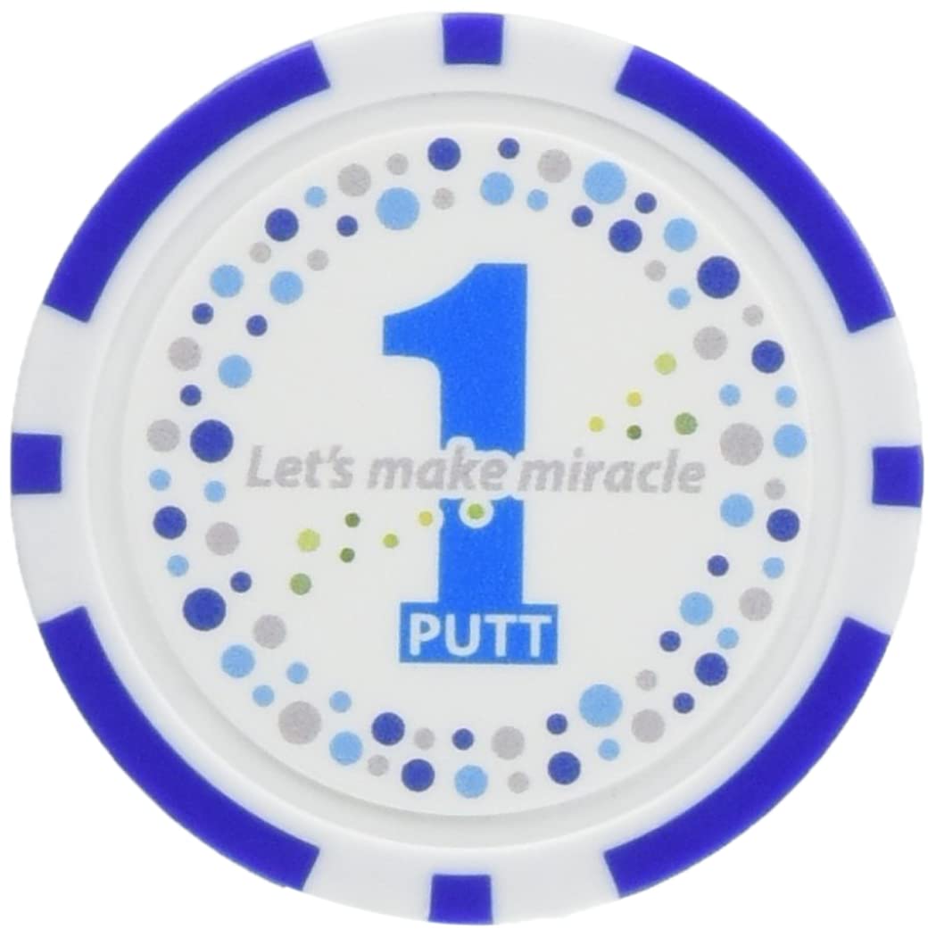 Light X-768 (060) Poker Chip One Pat Blue