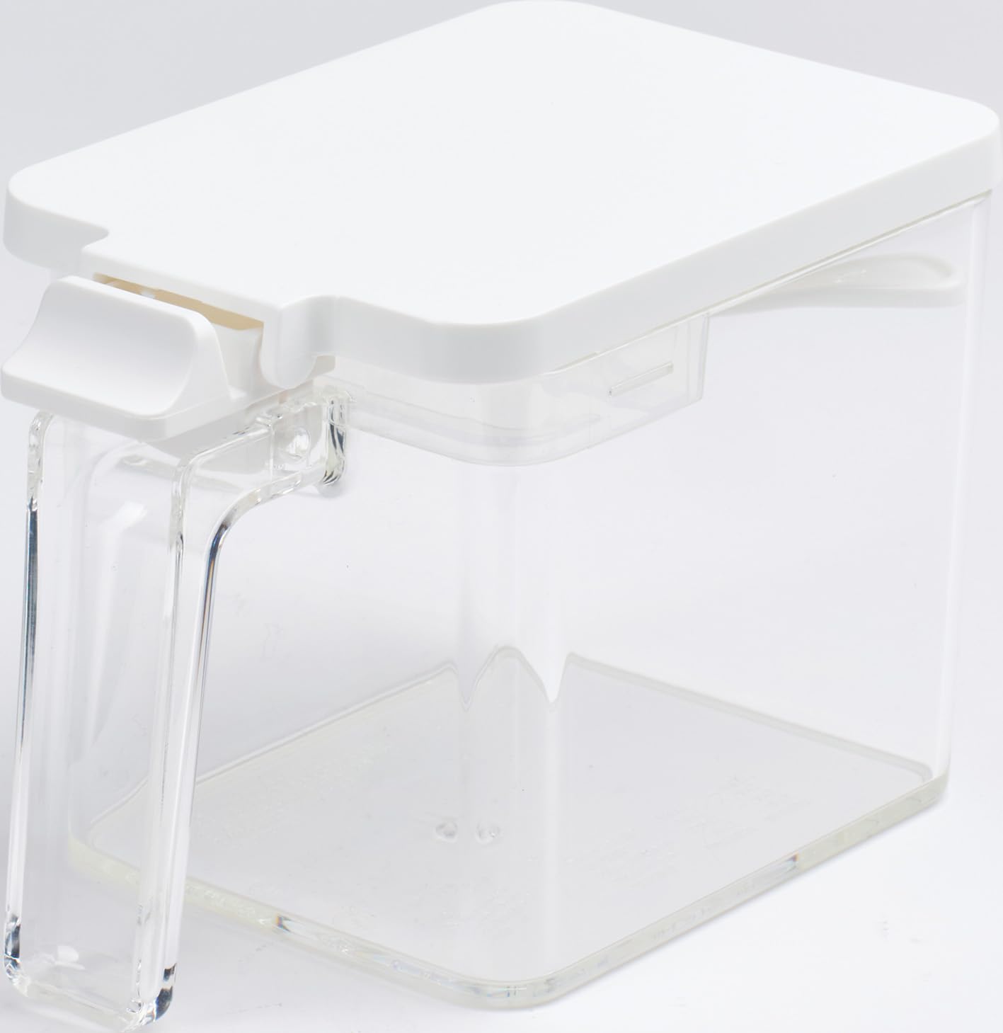 アスベル フォルマ 密閉プッシュポットR Condiment Pot, 700ml, white