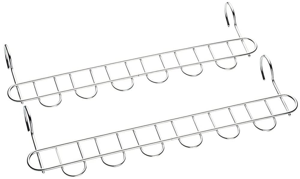 Shimomura Planning 15064 6 Hangers, Can Be Dry, Evenly Spaced, Set of 2, [Made in Japan] Wind Resistant to Collective Capture, Bathroom Drying, Durable Stainless Steel, Room Drying, Indoor and Outdoor