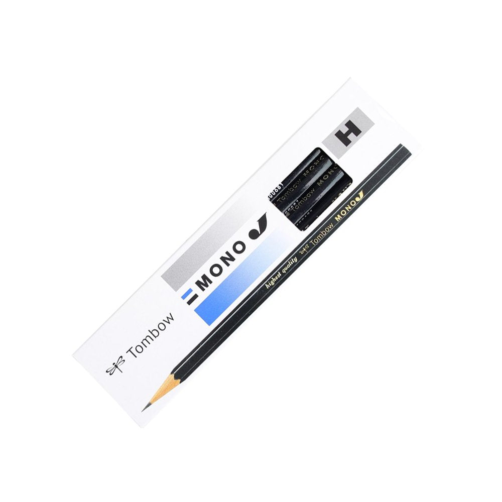 Tombow Mono-JH Pencil, H MONO J (Uses Ultra Fine Particle Core), 1 Dozen