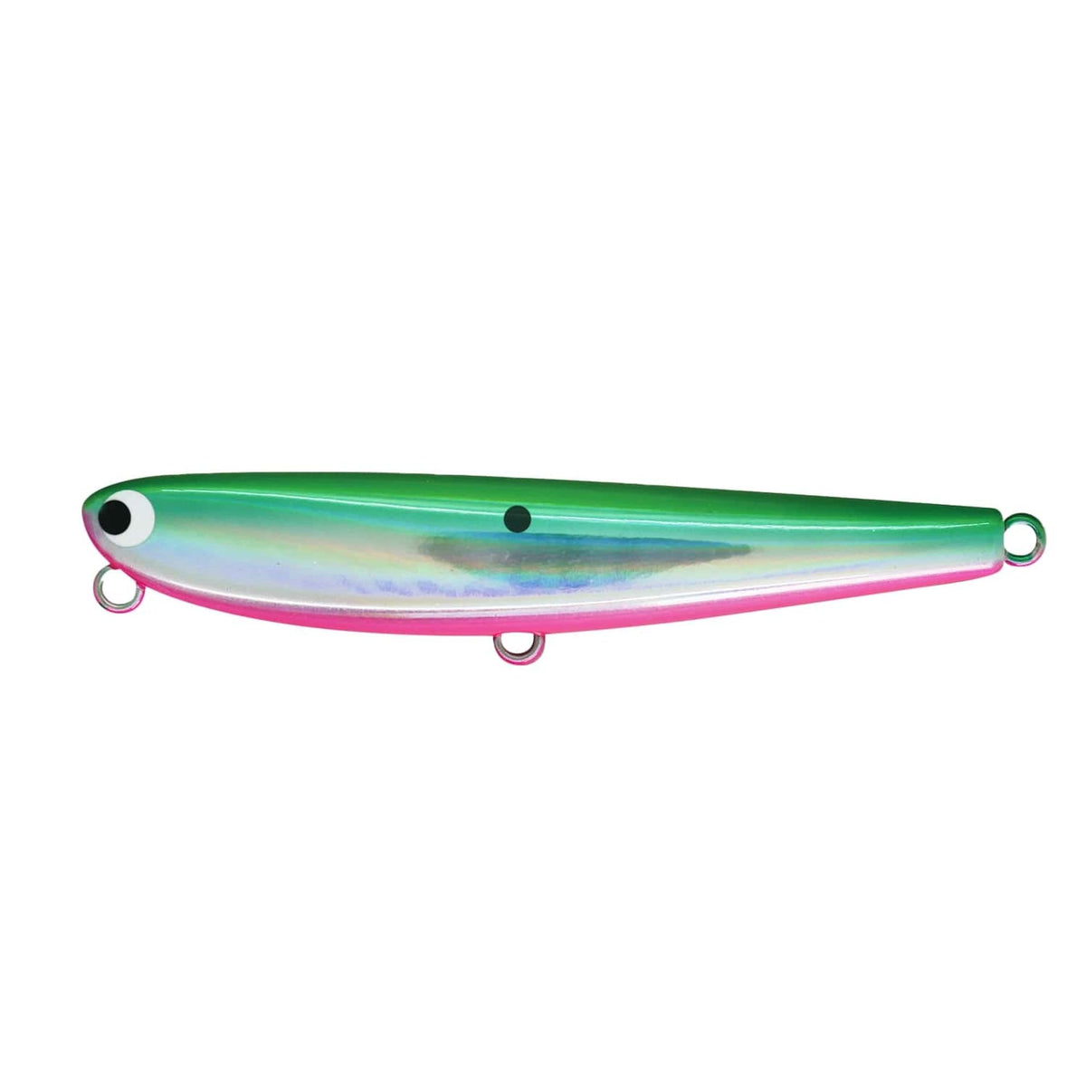 POZIDRIVEGARAGE Jigminnow Flat Flutter 95S Heavy 95mm 27g Green Pink #04 Lure