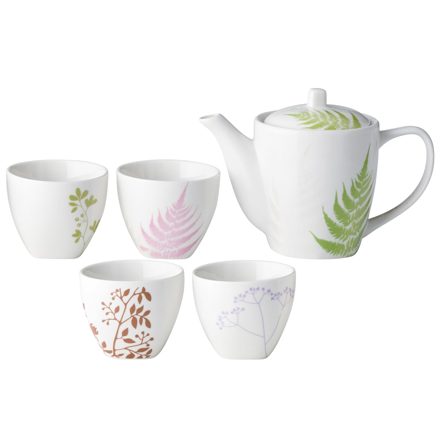 Dolce duo FR-1799 Teapot Set, 4 Cup, Pot Teaware Set, Cup (Boxed), Gift, Birthday, Celebration, New Life