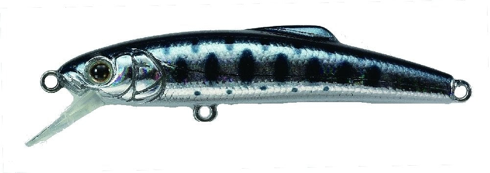 TackleHouse Minnow Buffett FF 2.0 inches (50 mm), 0.1 oz (3 g), Silver/Green #11 FF50 Lure