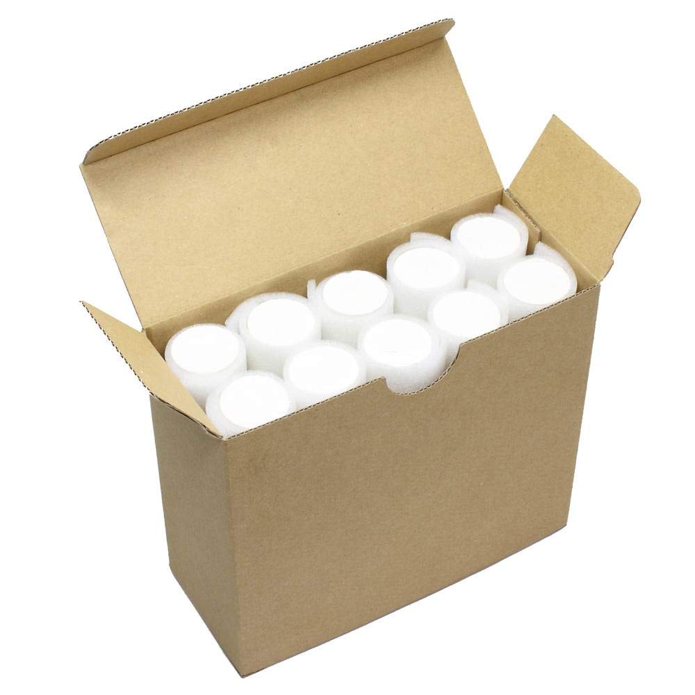 Nippon RIKEN Dustless Bold Chalk, Pack of 10 (No Coating) DK-10-W