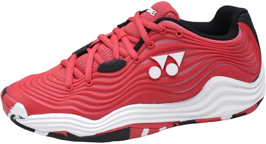 Yonex Power Cushion Fusion Rev 5LGC Women's Tennis Shoes, Red, US Women's Size 7 (9.4 in)