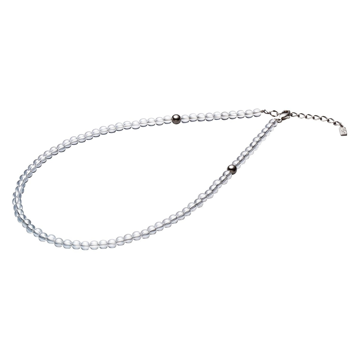 Phiten (phiten) Necklace Crystal Necklace (5mm) 40cm (+ 5cm Adjuster)