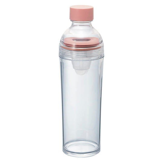 Hario Cold Brew Tea Portable Bottle, 400ml, Smoky Pink