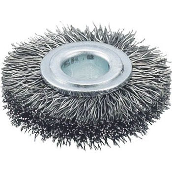 TRUSCO TB-6312 Foil Brush, 1.5 x 0.4 inches (38 x 10 mm), Hole Steel Wire, Wire Diameter 0.01 inches (0.3 mm)