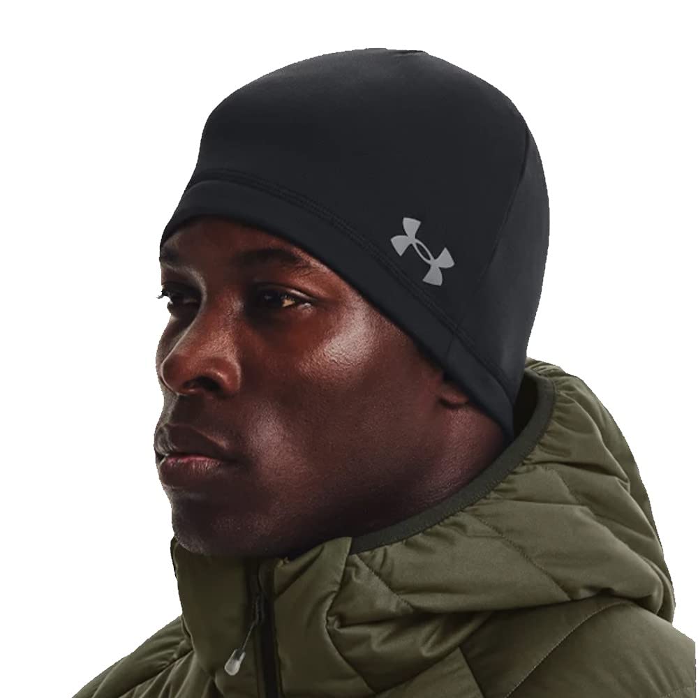 Under Armour Mens Storm Beanie, Black (001)/Pitch Gray, One Size Fits All